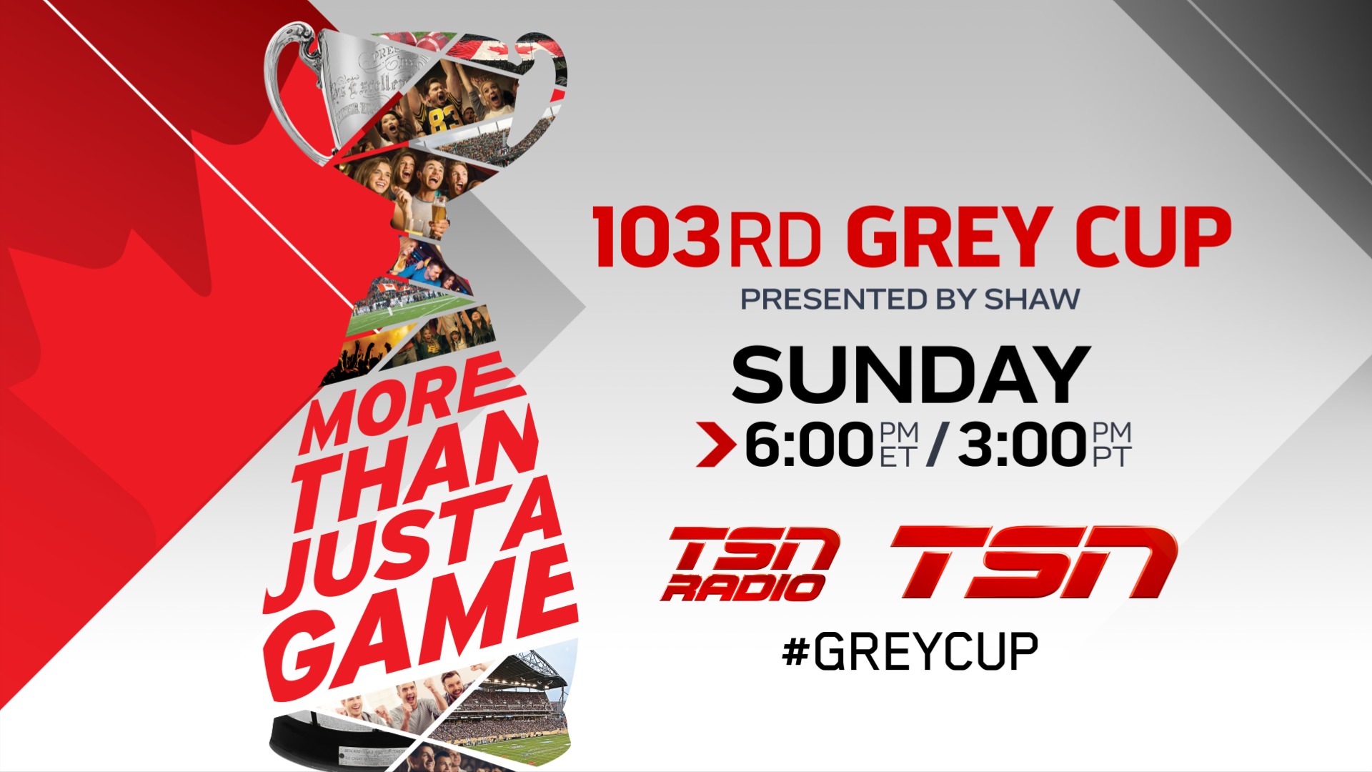 Major Brands Sign On for TSN’s Coverage of This Sunday’s 103rd GREY CUP