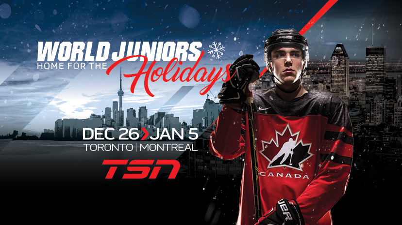 TSN is Canada’s Home for the Holidays, with Every Game of the 2017 IIHF