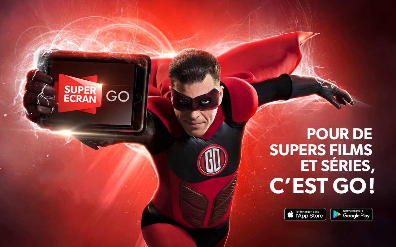 Film Pour Adulte Super Ecran Sur Demande Super Écran GO a maintenant son superhéros : une nouvelle campagne pour