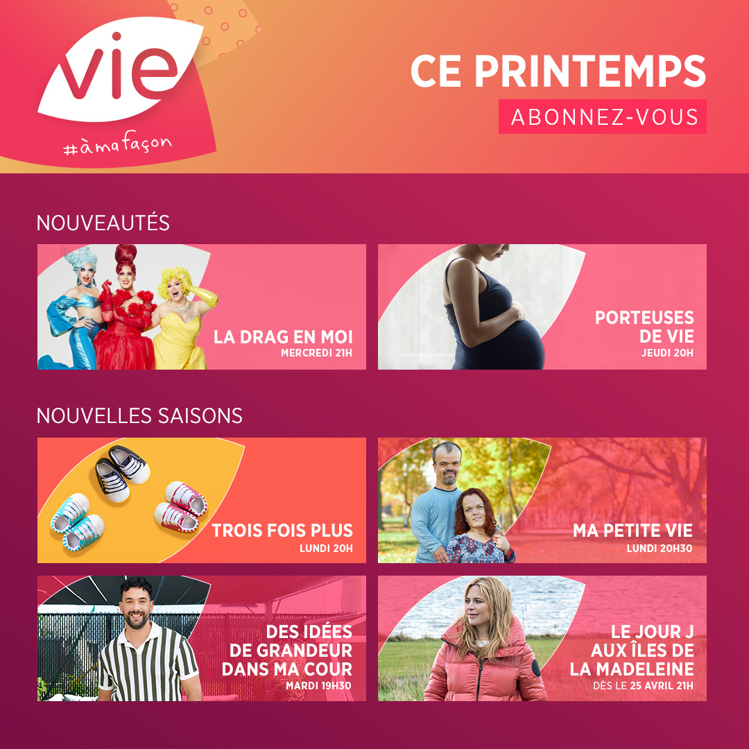 Programmation Canal Vie