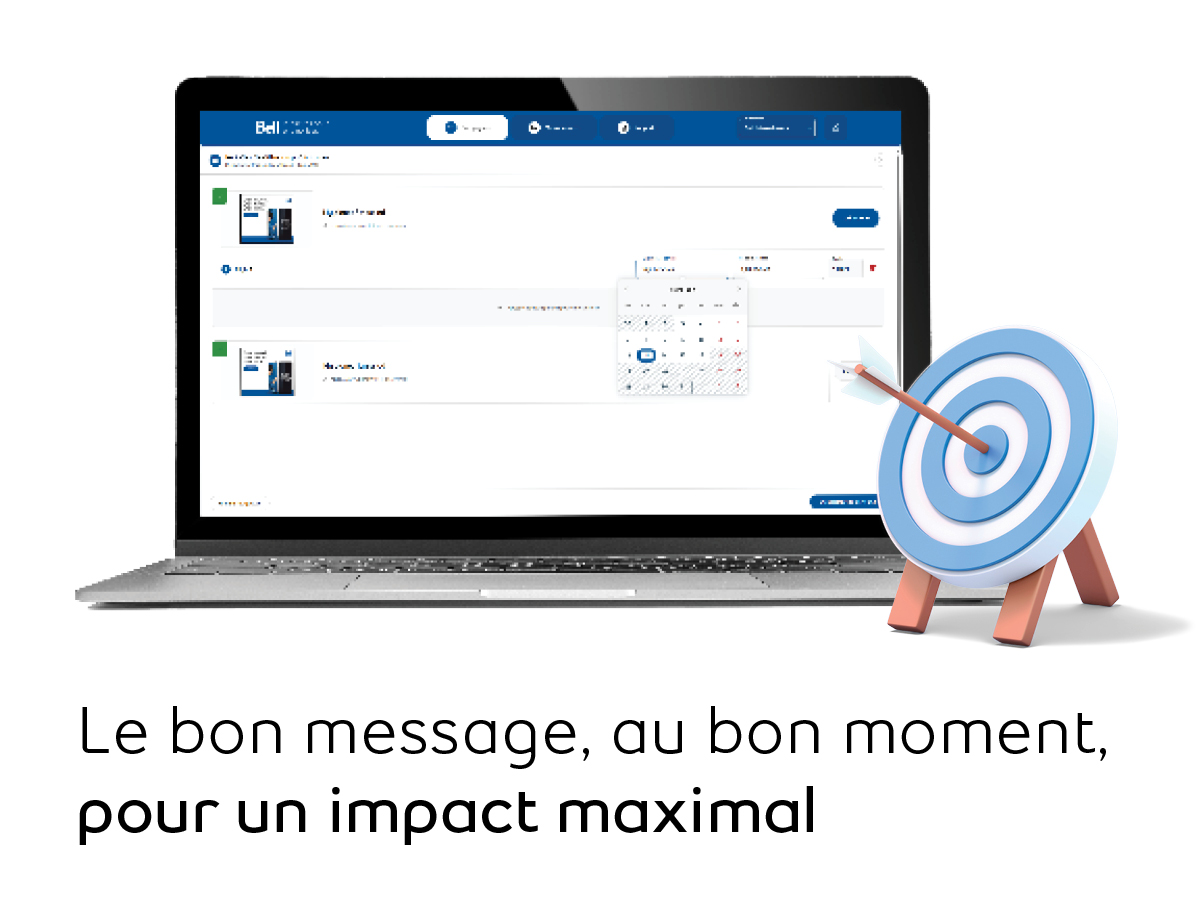 Portable avec une cible a ses côtés
