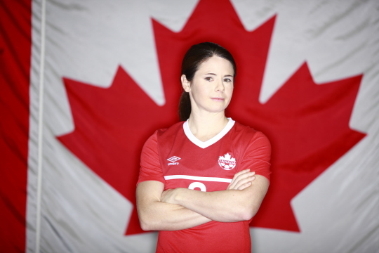 Canada's World Cup Women's soccer team portraits