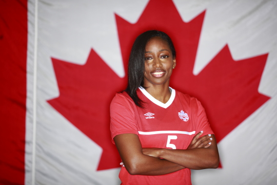Canada's World Cup Women's soccer team portraits